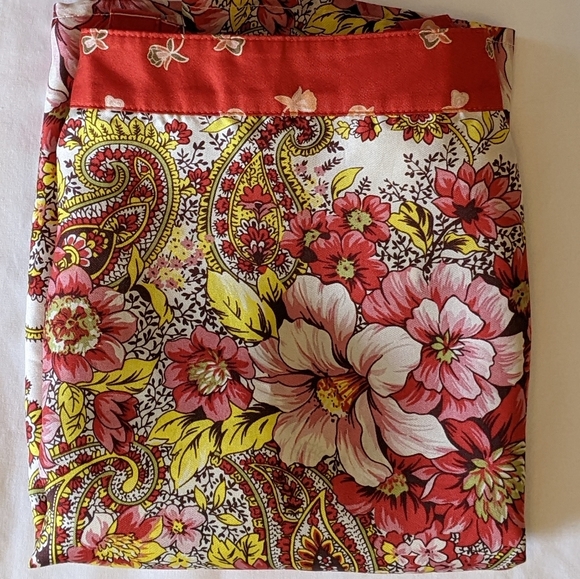 100% Silk Vintage Tank Top Flower Paisley Print - Picture 15 of 15